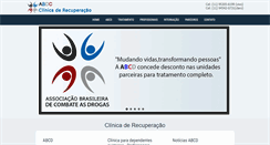Desktop Screenshot of clinicarecuperacao.org
